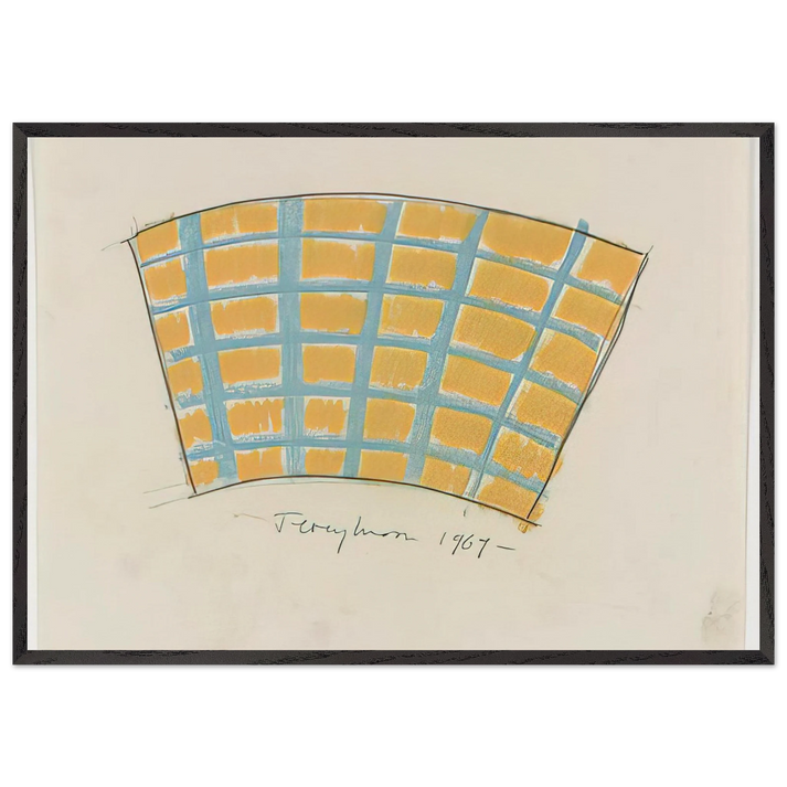 Untitled - 1969 N7 - Jeremy Moon 70x100 cm / 28x40 inches Framed Art Print – Black Wooden Frame