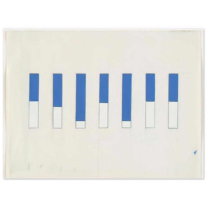 Ellsworth Kelly - Awnings, Avenue Matignon 75x100 cm / 30x40inches Fine Art Poster