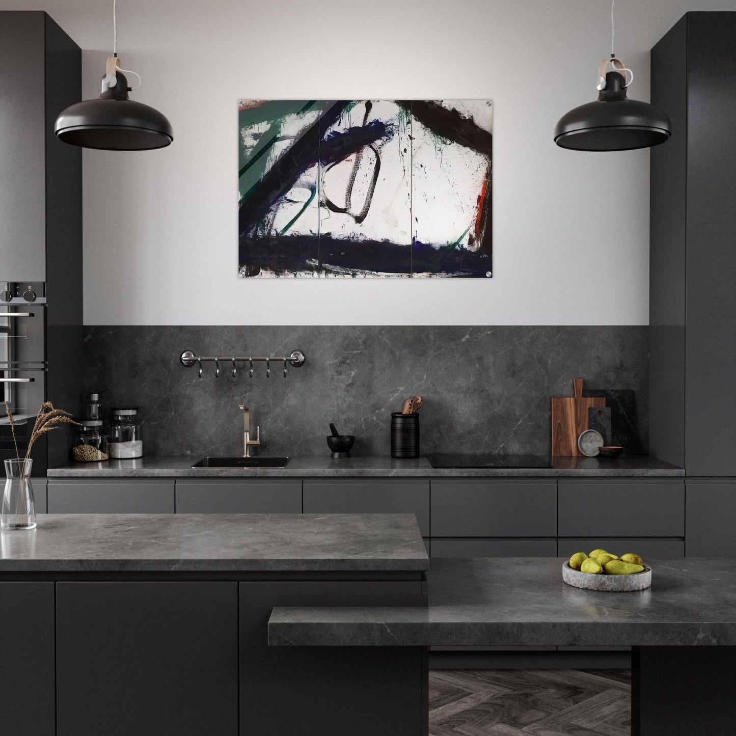 Frozen Summer - 1966 - Norman Bluhm Acrylic Print - 70x100 cm / 28x40″ inches | Norman Bluhm Wall Art | Norman Bluhm Prints