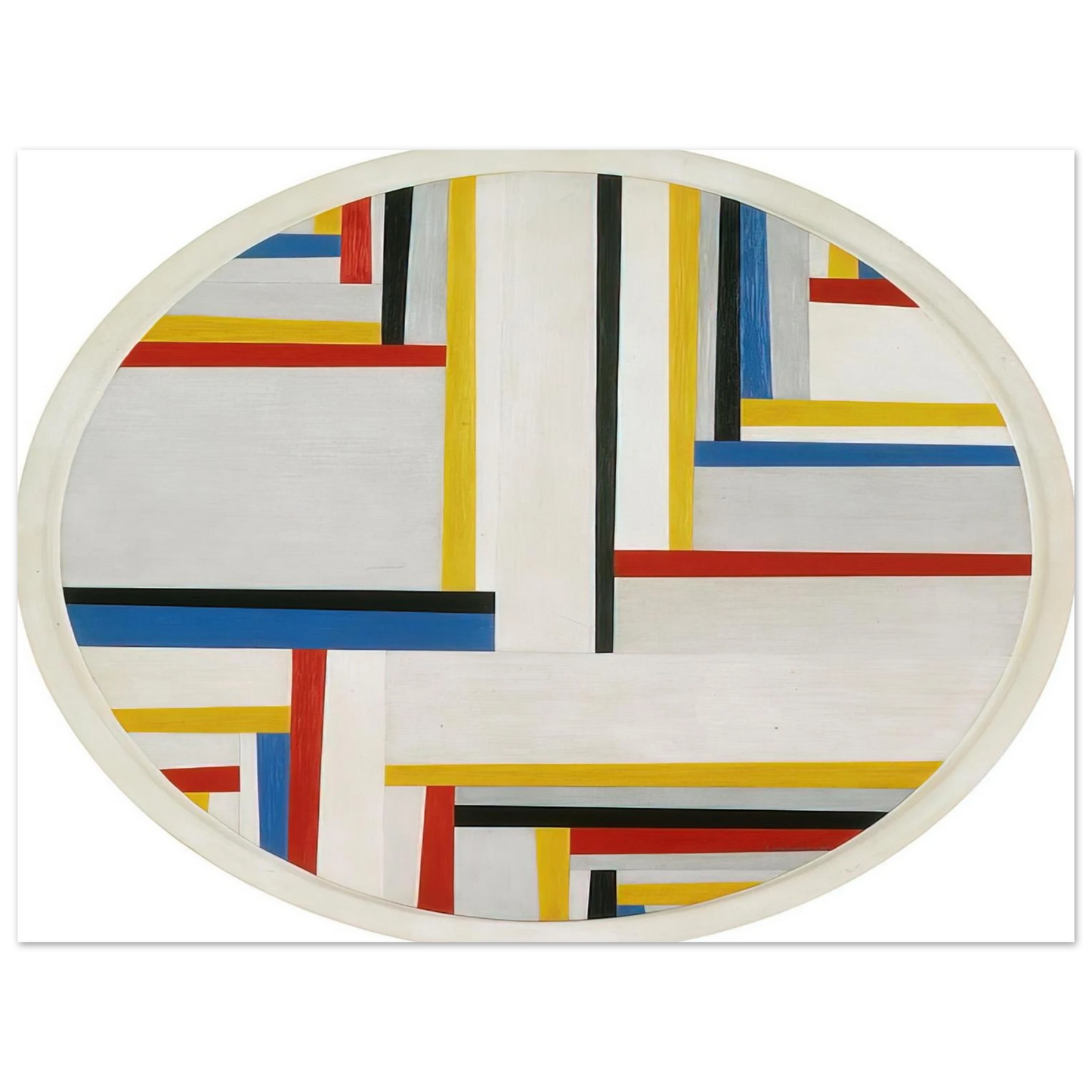 Fritz Glarner - Relational painting, Tondo #4 - 1946 Fine Art Poster - Default Title