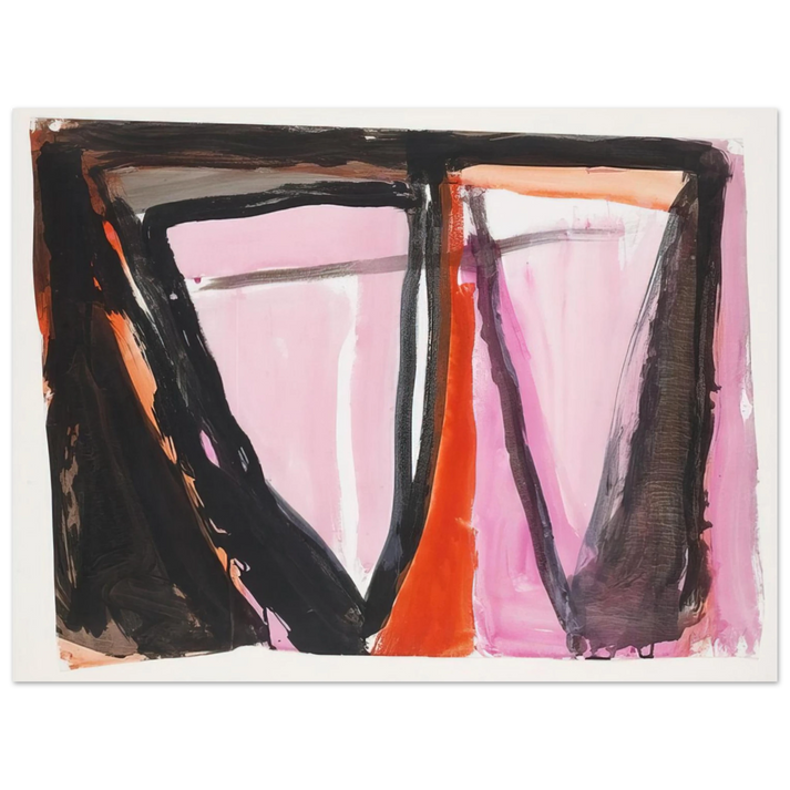 Bram van Velde - Composition - 1980 75x100 cm / 30x40inches Fine Art Poster