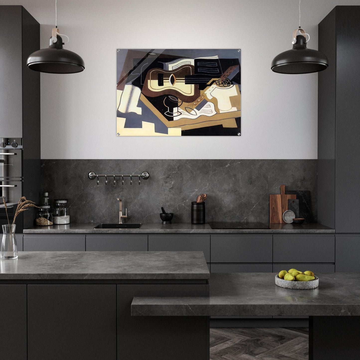 GUITAR AND CLARINET 1920 - Juan Gris Acrylic Print - 70x100 cm / 28x40″ inches