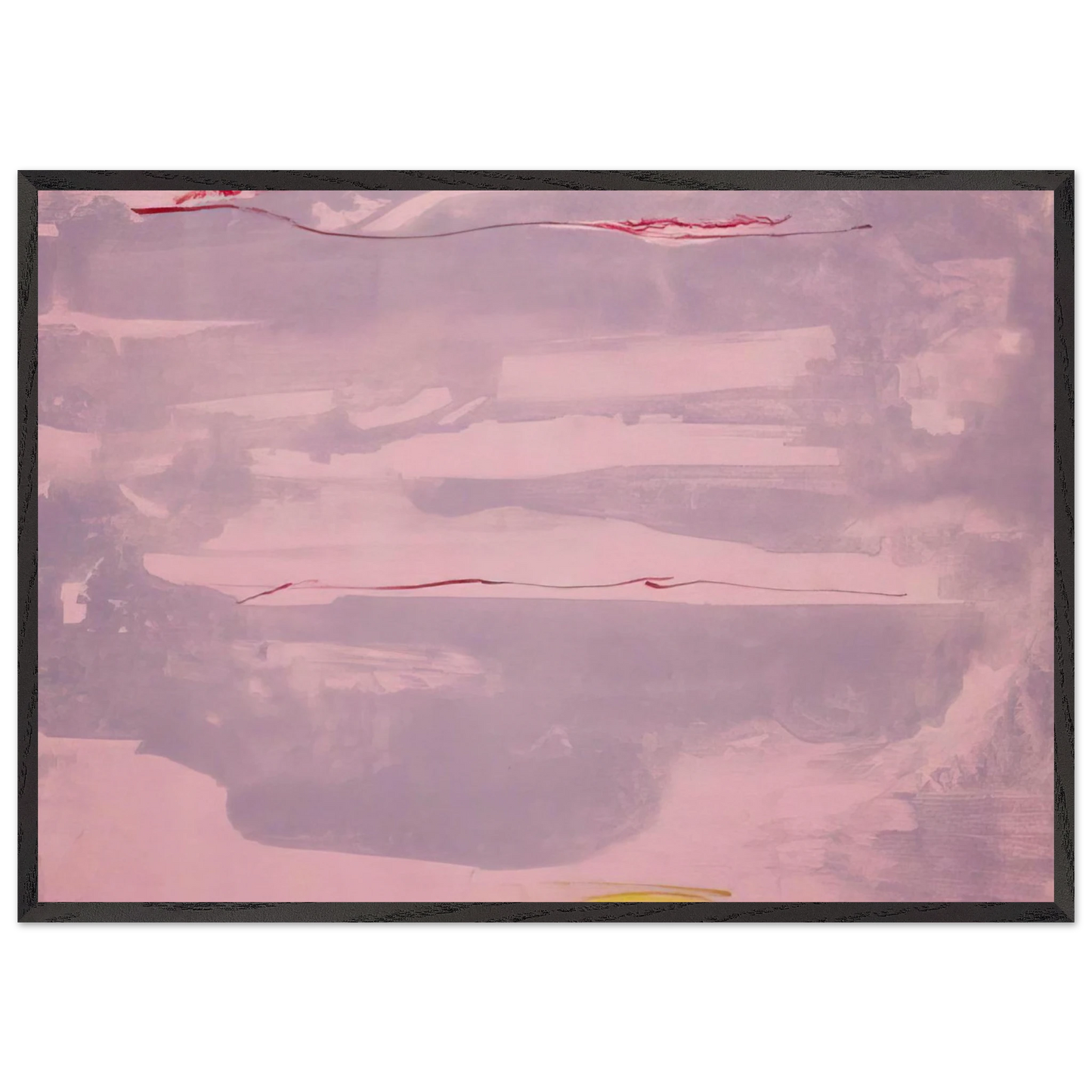 Dream Walk - 1977 - Helen Frankenthaler 70x100 cm / 28x40 inches Framed Art Print – Black Wooden Frame
