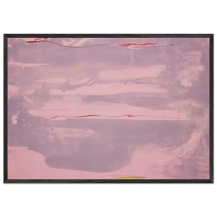 Dream Walk - 1977 - Helen Frankenthaler 70x100 cm / 28x40 inches Framed Art Print – Black Wooden Frame