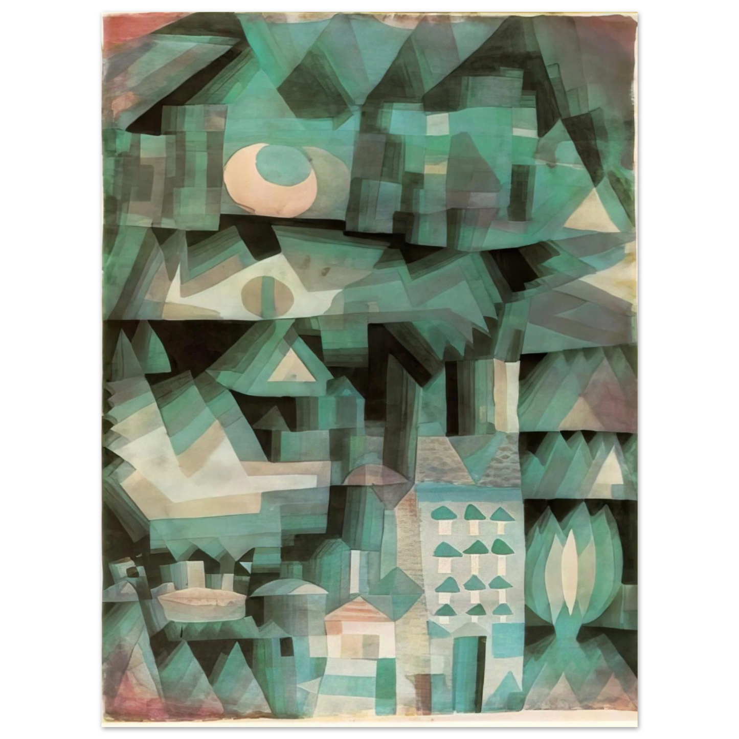Paul Klee - DREAM CITY 1921 Fine Art Poster - Default Title