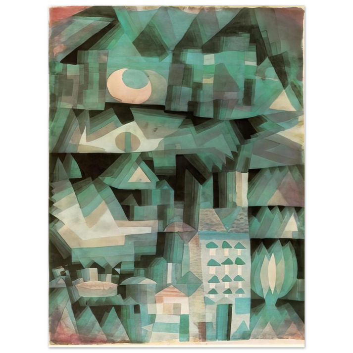 Paul Klee - DREAM CITY 1921 75x100 cm / 30x40inches Fine Art Poster