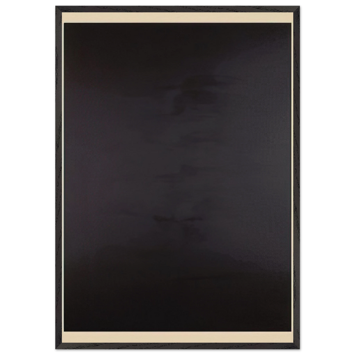 Series Painting 5 - 1966 - Ronnie Landfield 70x100 cm / 28x40 inches Framed Art Print – Black Wooden Frame