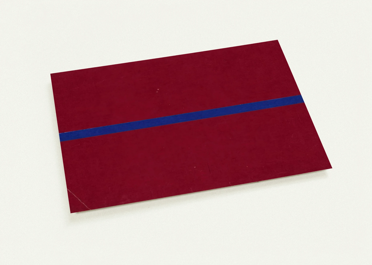 Blue and Red from the series Line Form Color By Ellsworth Kelly Pack of 10 Post Cards | Ellsworth Kelly Post Cards | A6 (10.5 x 14.8 cm) - 4.1 x 5.8 inches