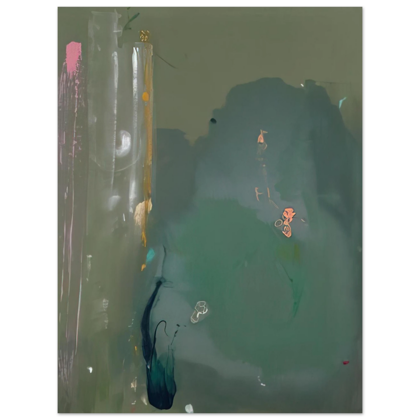 Helen Frankenthaler - Côte d Argent - 1980 Wall art - 21x29.7 cm / 8x12" - Fine Art Poster - -