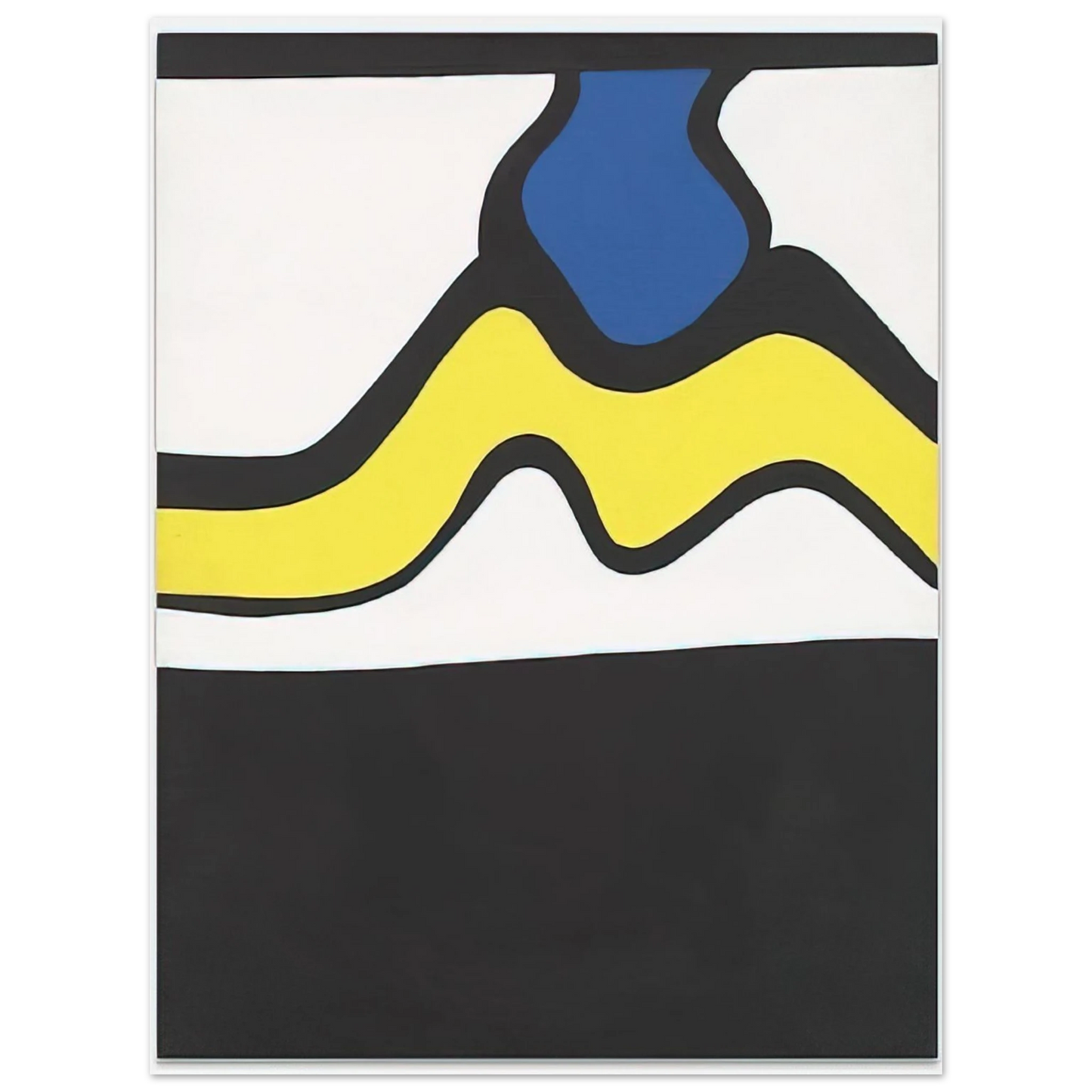 Nicholas Krushenick - Untitled - 1961 Fine Art Poster - Default Title