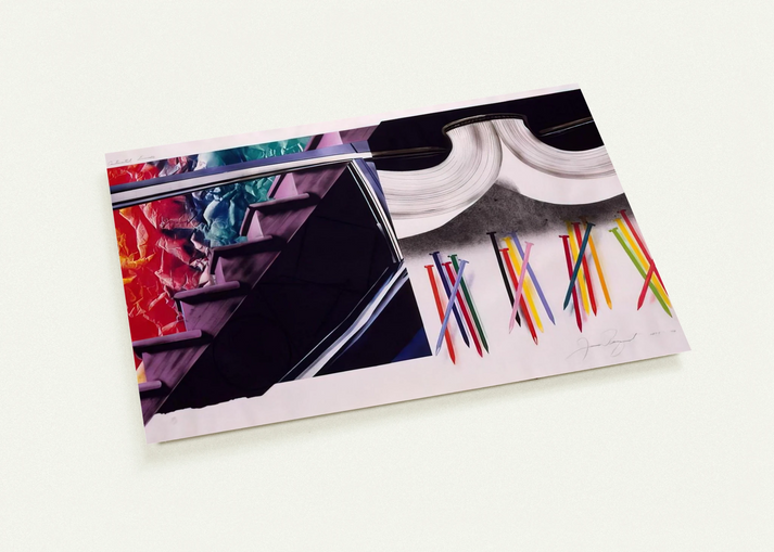 Off the Continental Divide By James Rosenquist Pack of 10 Post Cards | James Rosenquist Post Cards | A6 (10.5 x 14.8 cm) - 4.1 x 5.8 inches