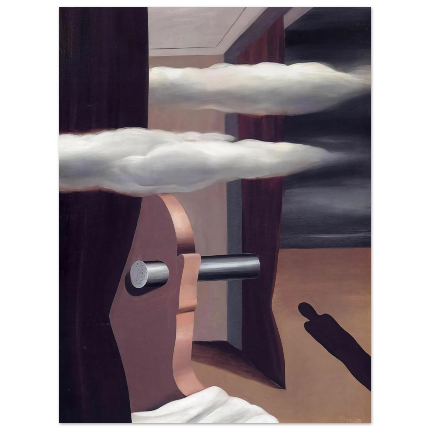 Rene Magritte - THE CATAPULT OF DESERT 1926 Fine Art Poster - Default Title