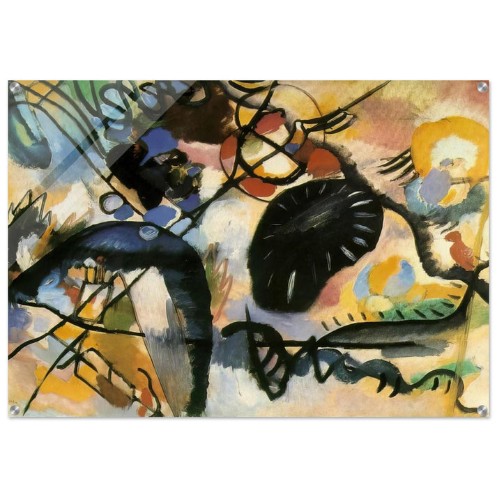 BLACK SPOT 1912 - Wassily Kandinsky Acrylic Print - 70x100 cm / 28x40″ inches