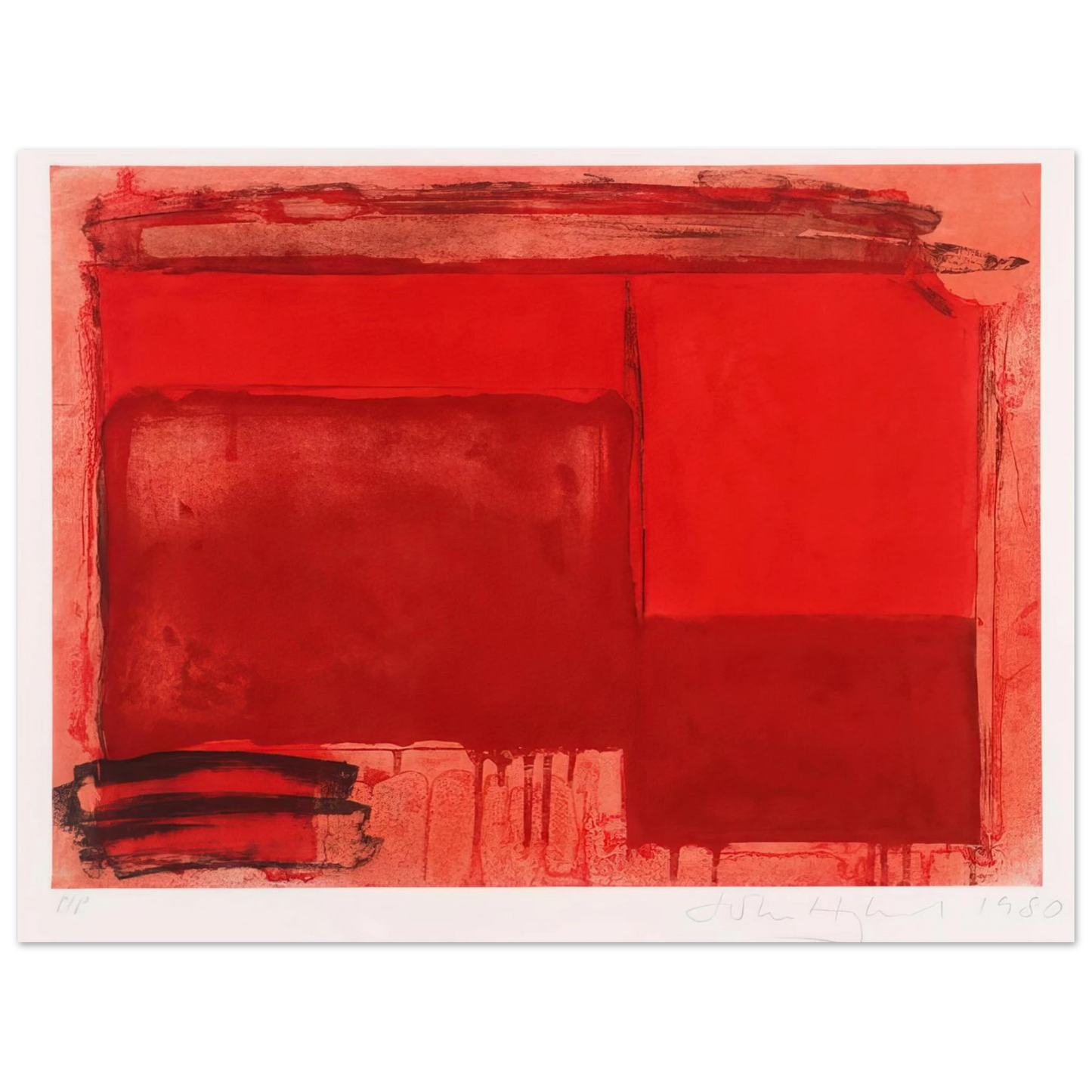 John Hoyland - Tembi - 1980 Fine Art Poster - Default Title