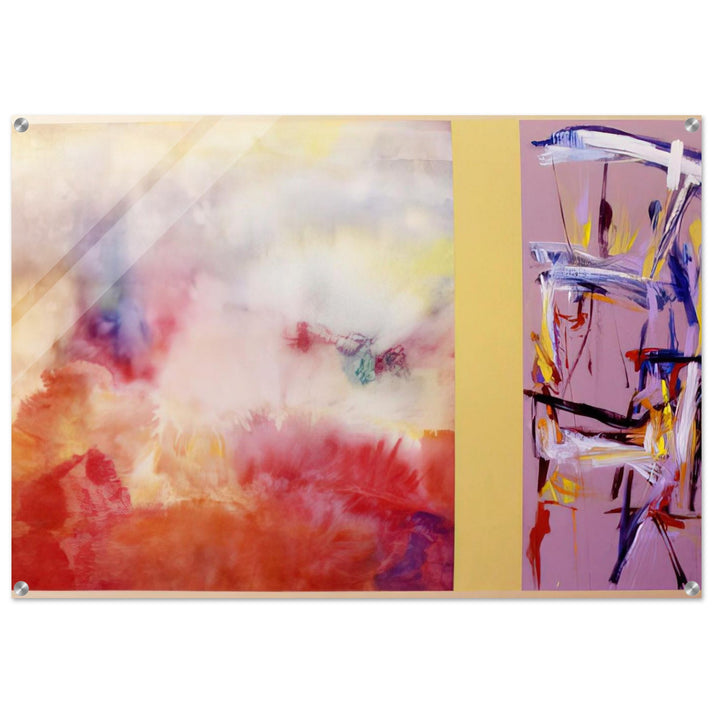 Ancient Jerusalem - 1992 - Ronnie Landfield Acrylic Print - 70x100 cm / 28x40″ inches | Ronnie Landfield Wall Art | Ronnie Landfield Prints