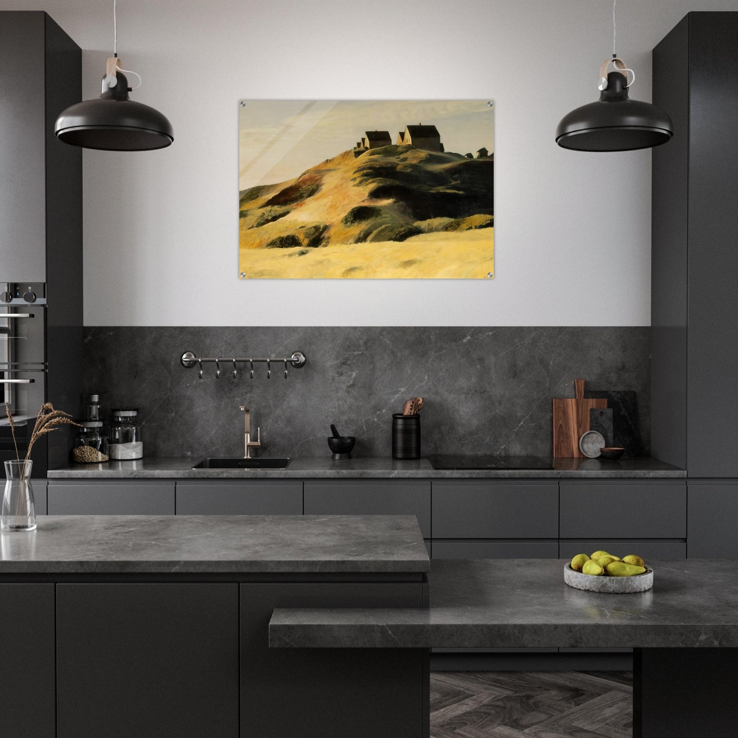 Corn Hill - Edward Hopper Acrylic Print - 70x100 cm / 28x40″ inches