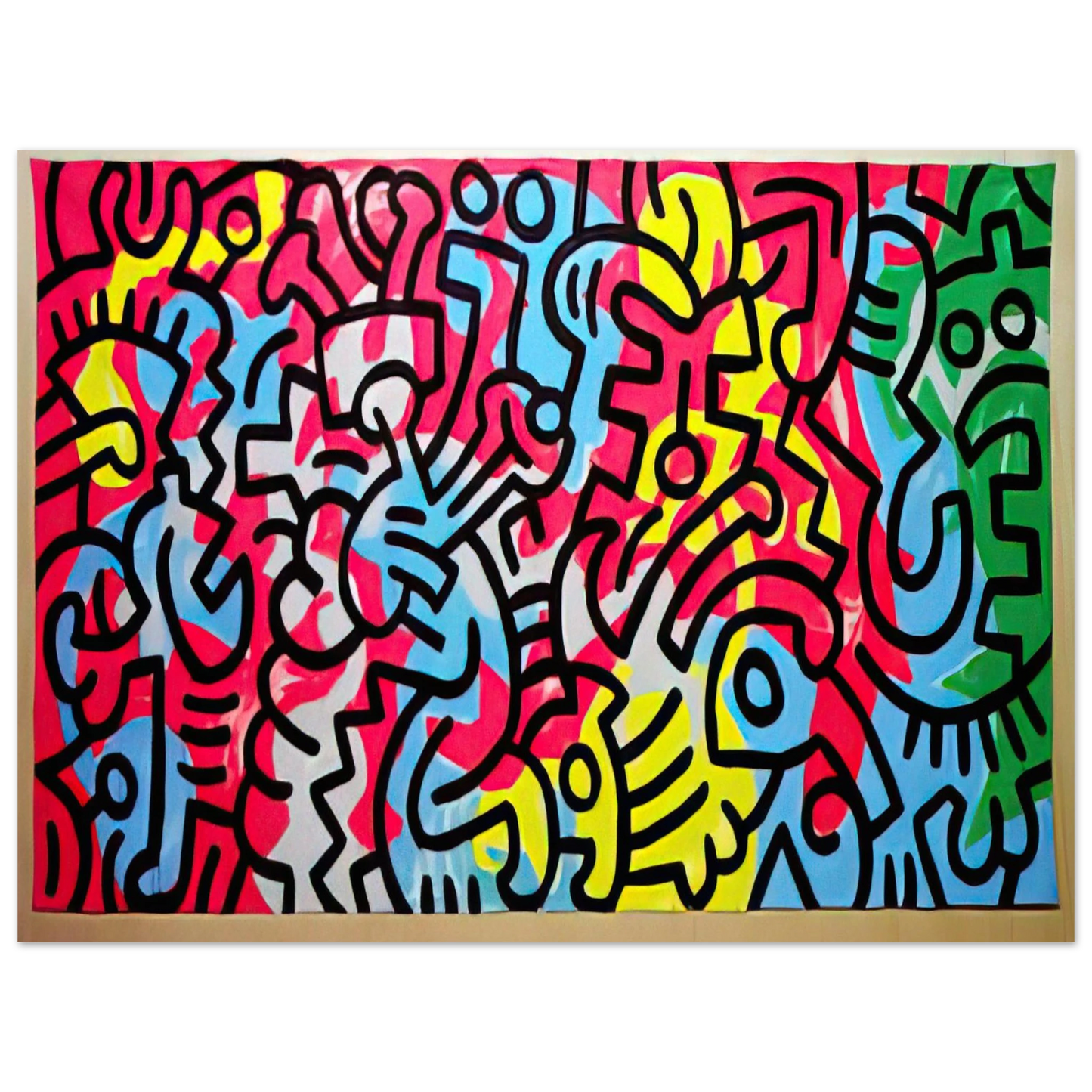 Keith Haring - UNTITLED 1987 Fine Art Poster - Default Title