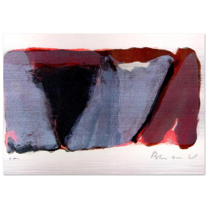 Untitled - 1979 - Bram van Velde Brushed Aluminum Print - 70x100 cm / 28x40 inches | Bram van Velde Aluminum Print | Bram van Velde Prints