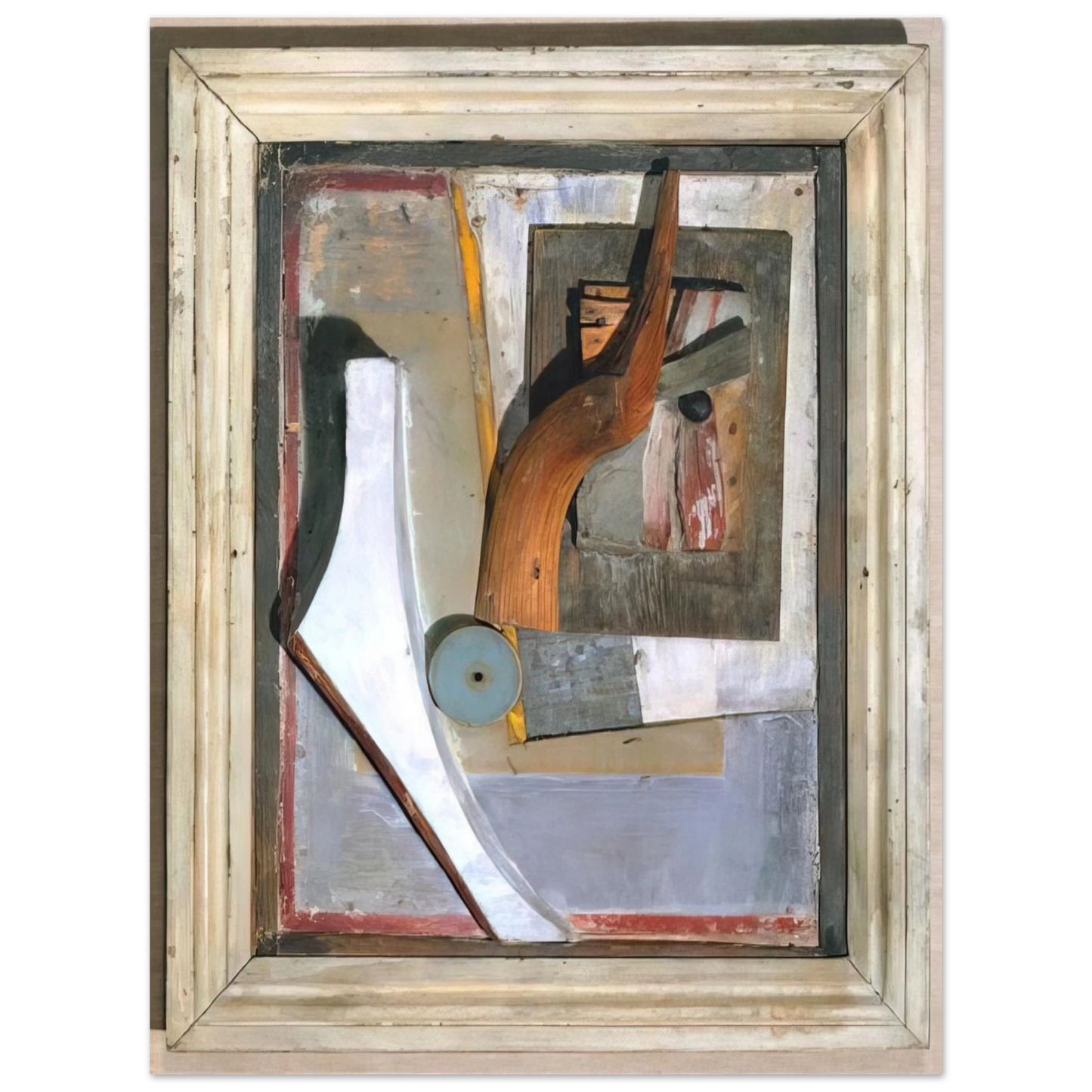 Kurt Schwitters - RELIEF IN RELIEF 1945 Fine Art Poster - Default Title
