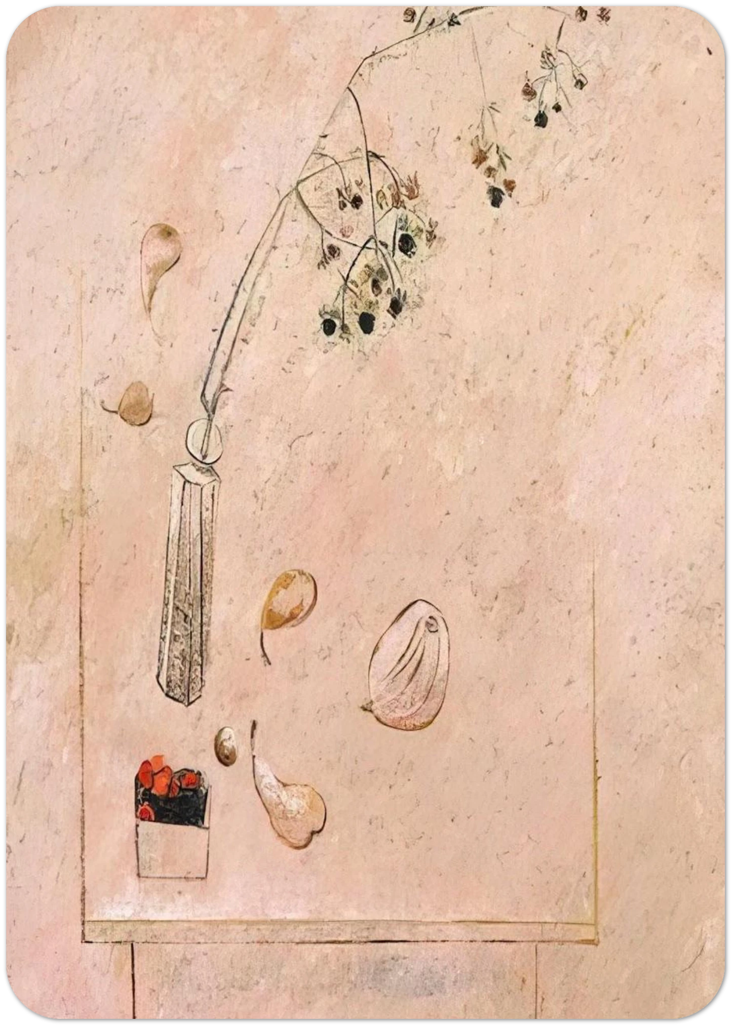 August Still Life - 1952 By Morris Graves Pack of 10 Post Cards | Morris Graves Post Cards | A6 (10.5 x 14.8 cm) - 4.1 x 5.8 inches