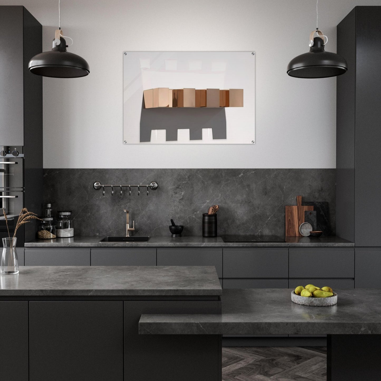 Untitled 72-22 Bernstein - 1972 - Donald Judd Acrylic Print - 70x100 cm / 28x40″ inches | Donald Judd Wall Art | Donald Judd Prints