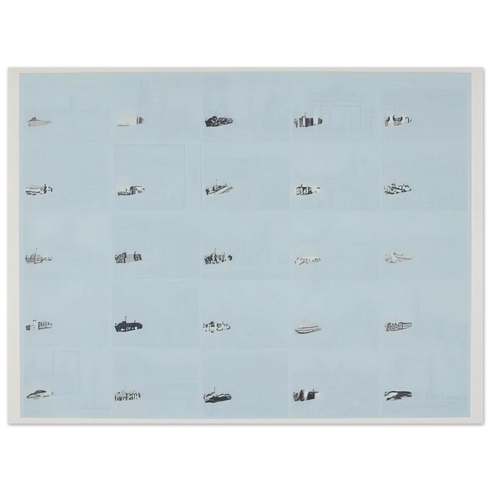 Dieter Roth - Düsseldorf - 1970 75x100 cm / 30x40inches Fine Art Poster