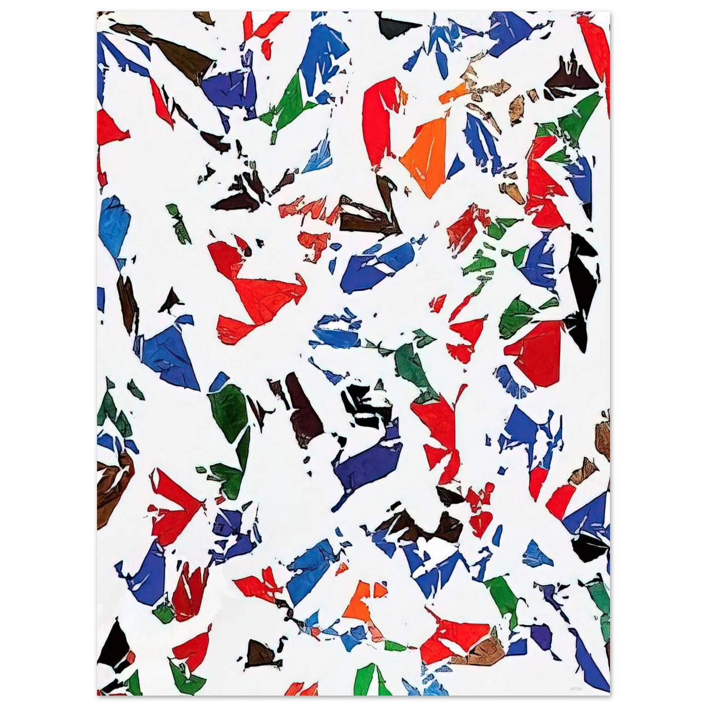 Simon Hantai - Blancs - 1973 Fine Art Poster - Default Title