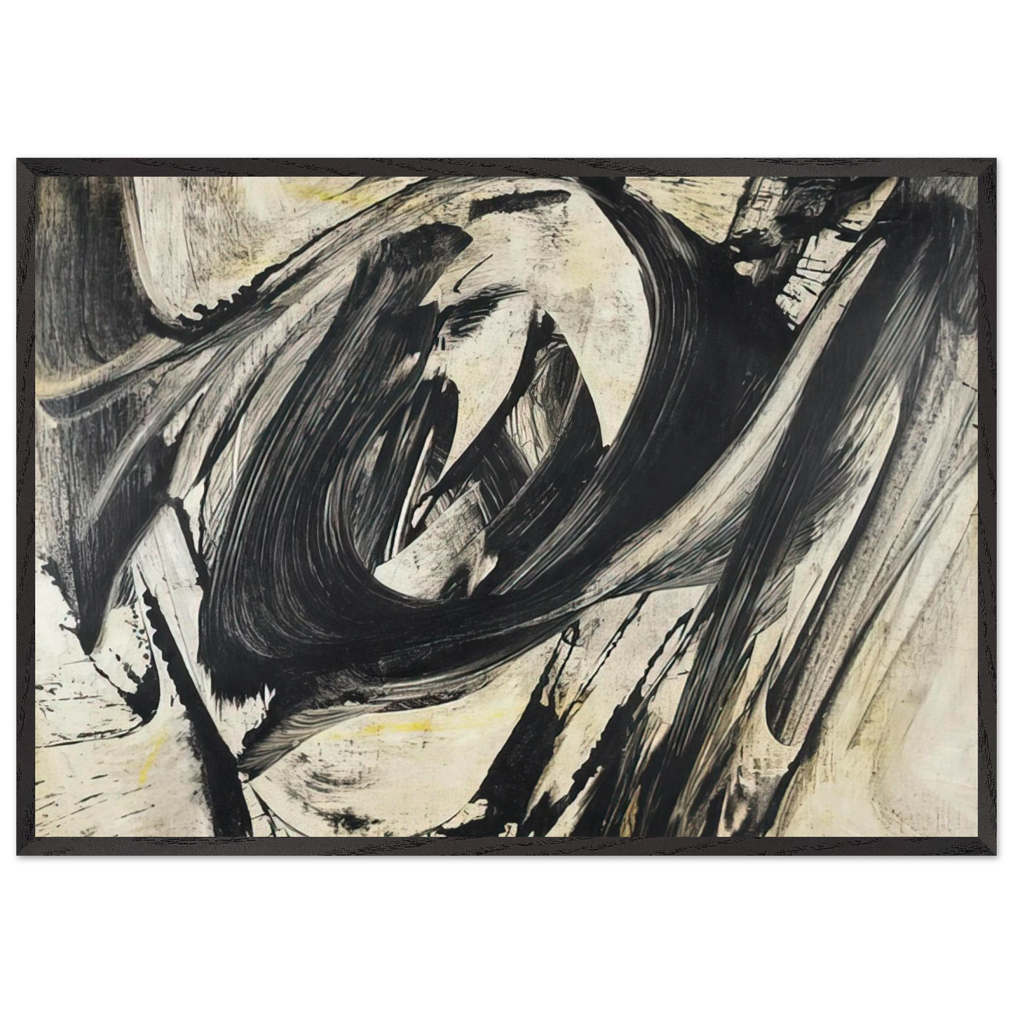 Karant 571957 - Karl Otto Gotz 70x100 cm / 28x40 inches Framed Art Print – Black Wooden Frame