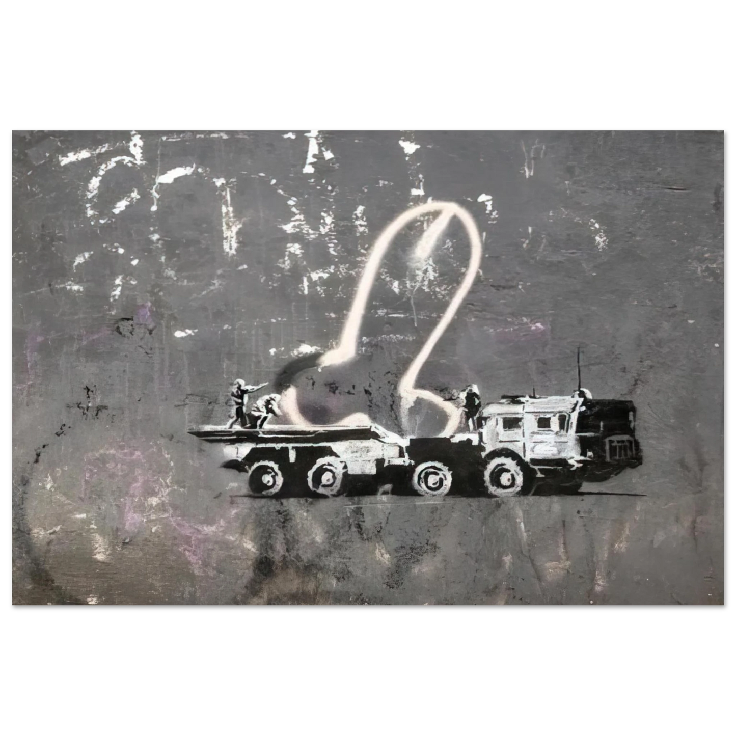 Banksy - KYIV VELYKA ZHYTOMYRSKA 13 2022 Fine Art Poster - 75x100 cm / 30x40 inches