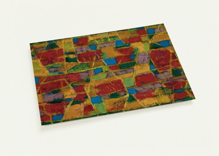 Champs de blé - 1949 By Alfred Manessier Pack of 10 Post Cards | Alfred Manessier Post Cards | A6 (10.5 x 14.8 cm) - 4.1 x 5.8 inches