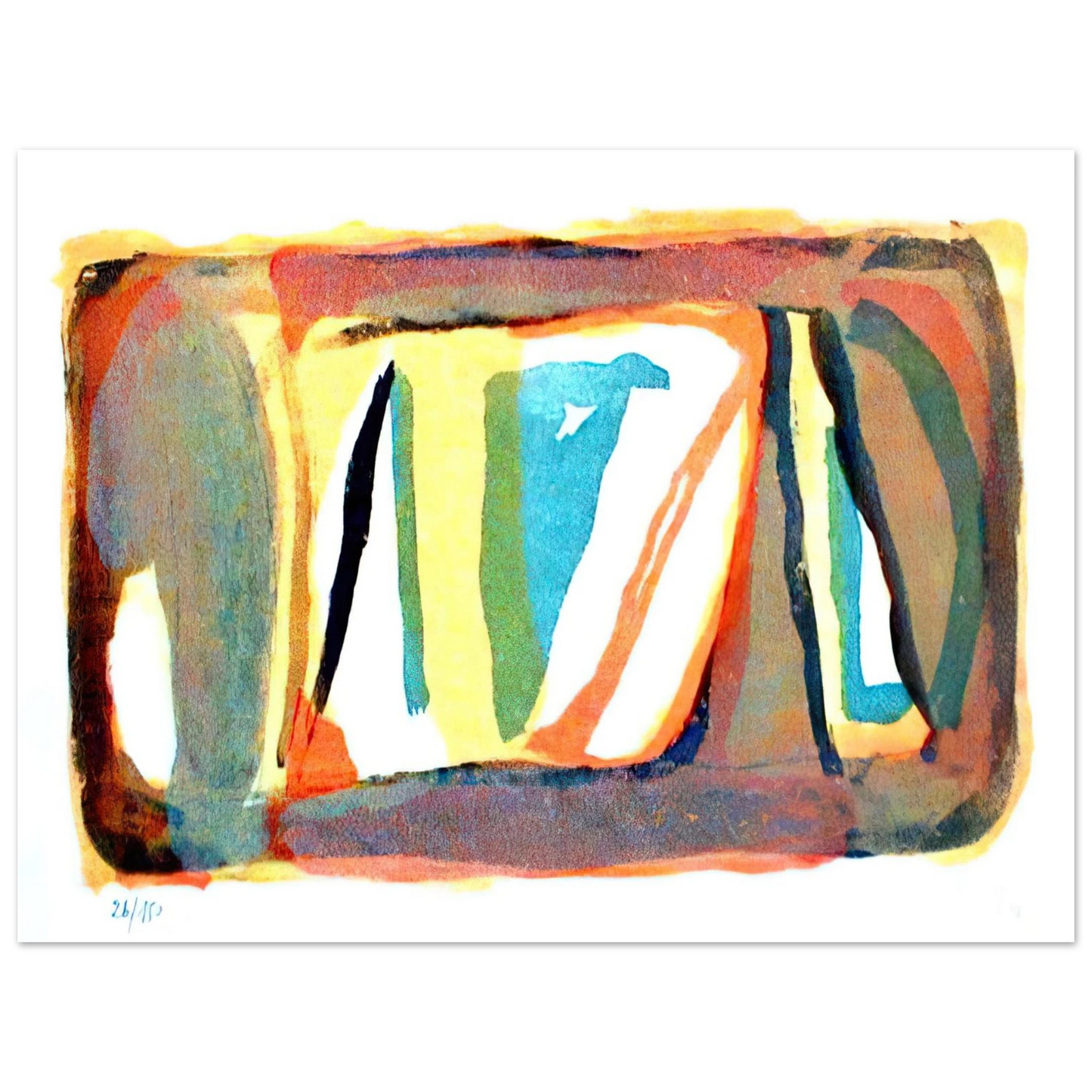 Bram van Velde - Etendue - 1974 Fine Art Poster - Default Title