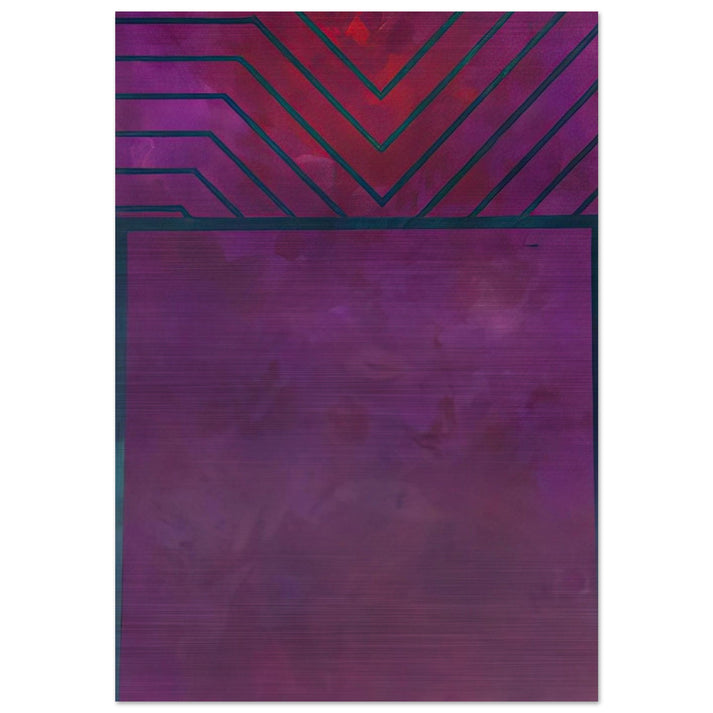 UNTITLED 1986 - Luis Feito Brushed Aluminum Print - 70x100 cm / 28x40 inches | Luis Feito Aluminum Print | Luis Feito Prints