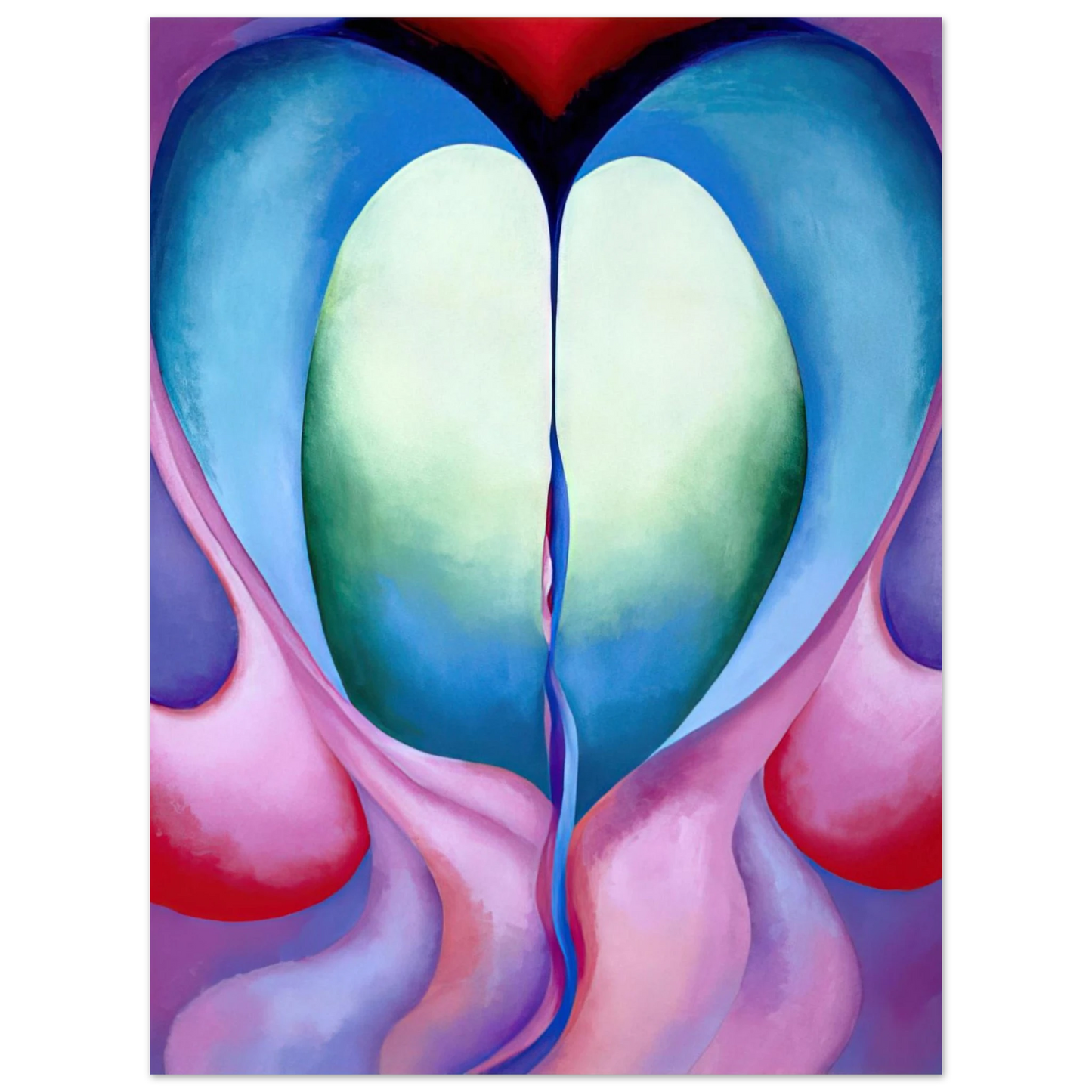Georgia O'Keeffe - Series I, No. 8 Fine Art Poster - 13x18 cm / 5x7 inches