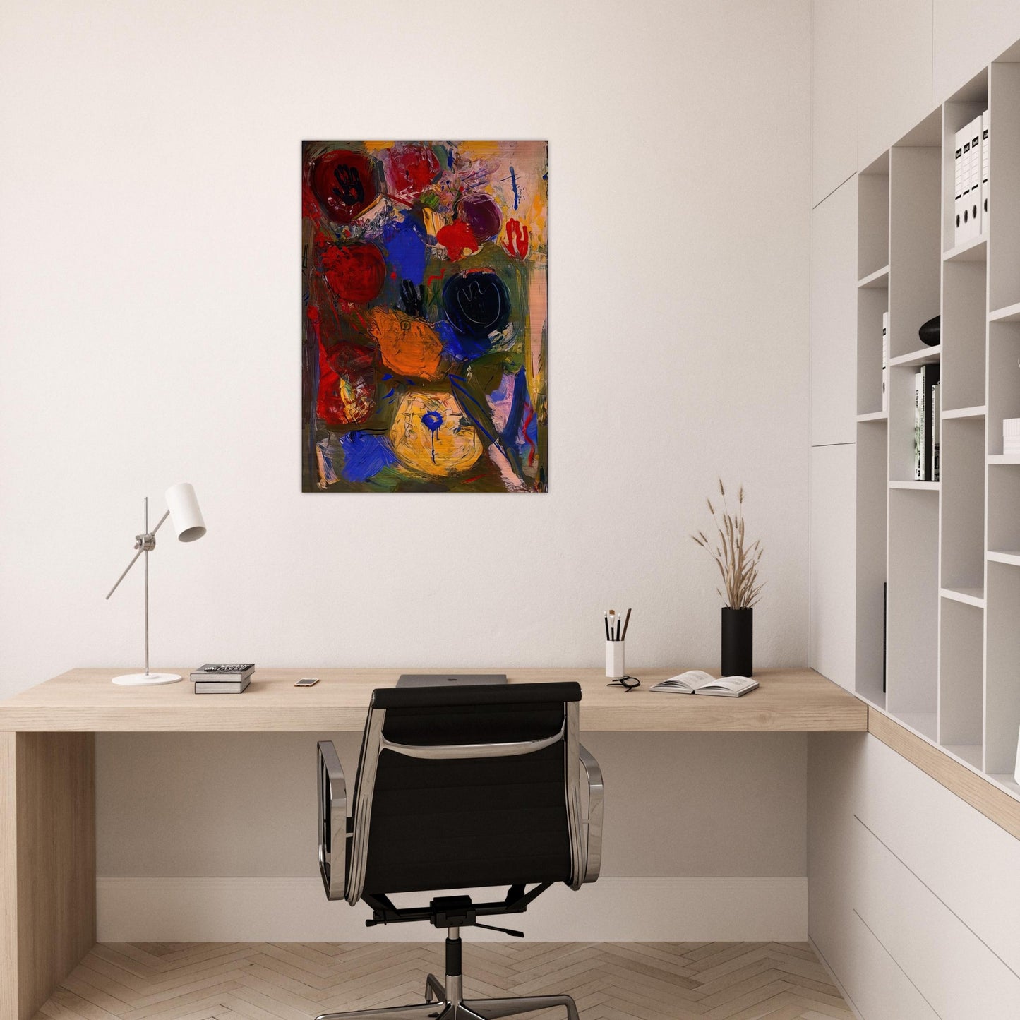 The Third Hand - Hans Hofmann Brushed Aluminum Print - 70x100 cm / 28x40 inches | Hans Hofmann Aluminum Print | Hans Hofmann Prints