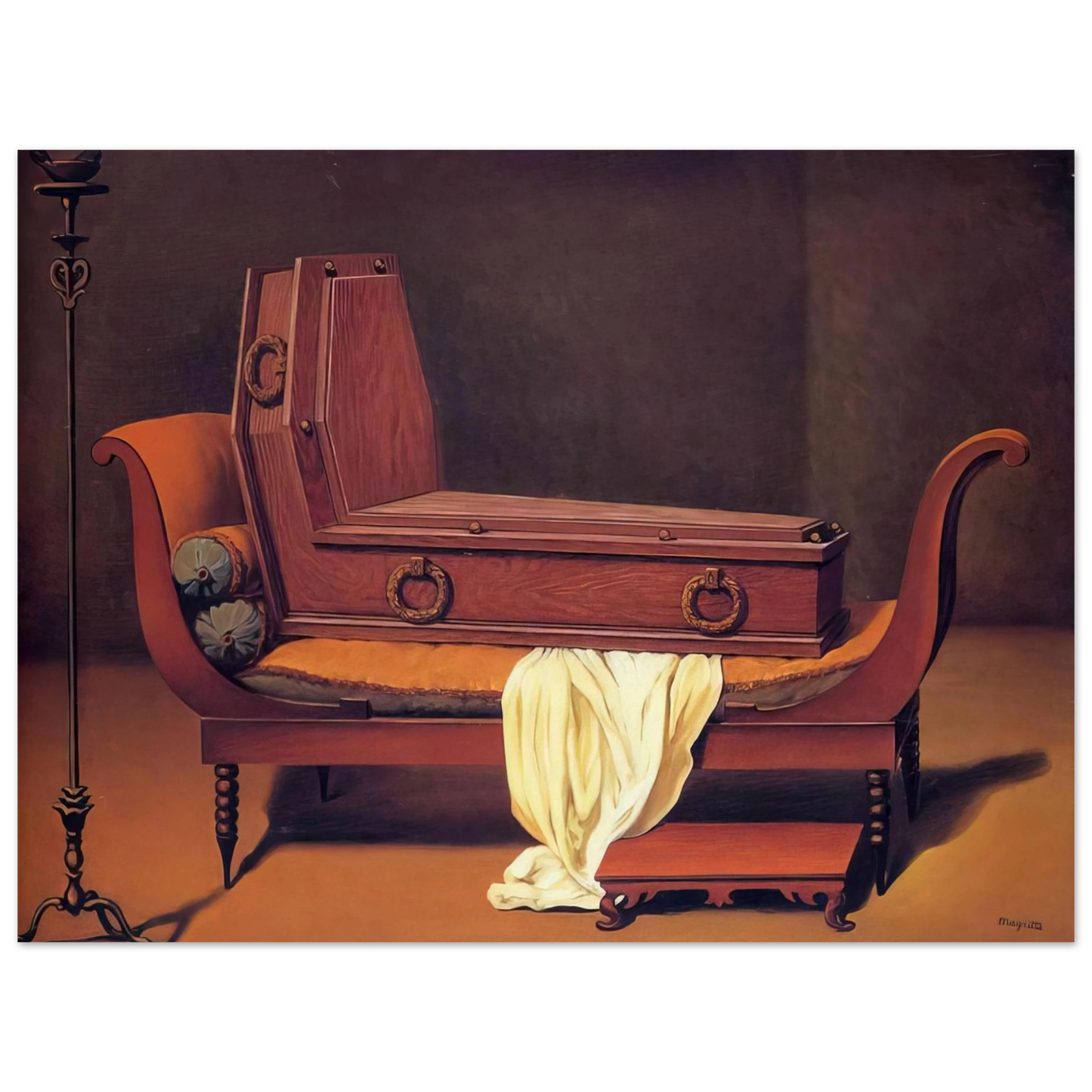 Rene Magritte - PERSPECTIVE MADAME RECAMIER BY DAVID 1949 Fine Art Poster - Default Title