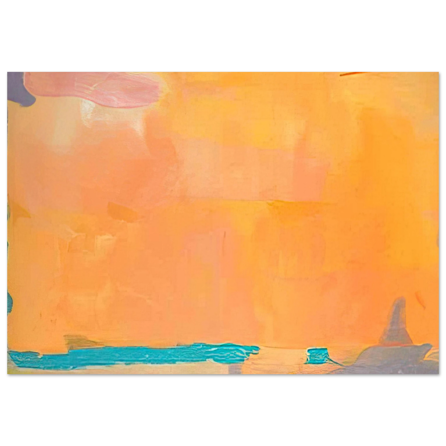 Helen Frankenthaler - Royal Fireworks - 1975 Wall art - 30x45 cm / 12x18 inches - Fine Art Poster - -