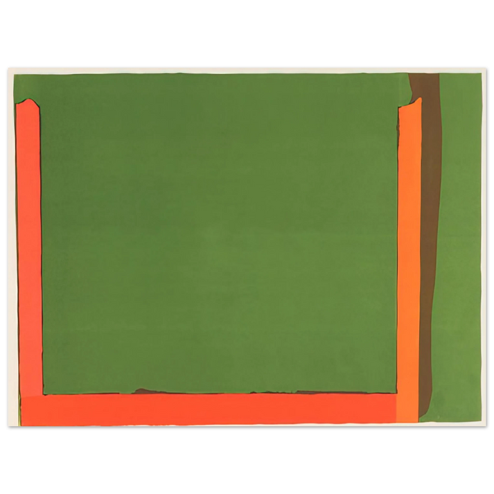 John Hoyland - Untitled Litograph - Color Field Painting 75x100 cm / 30x40inches Fine Art Poster