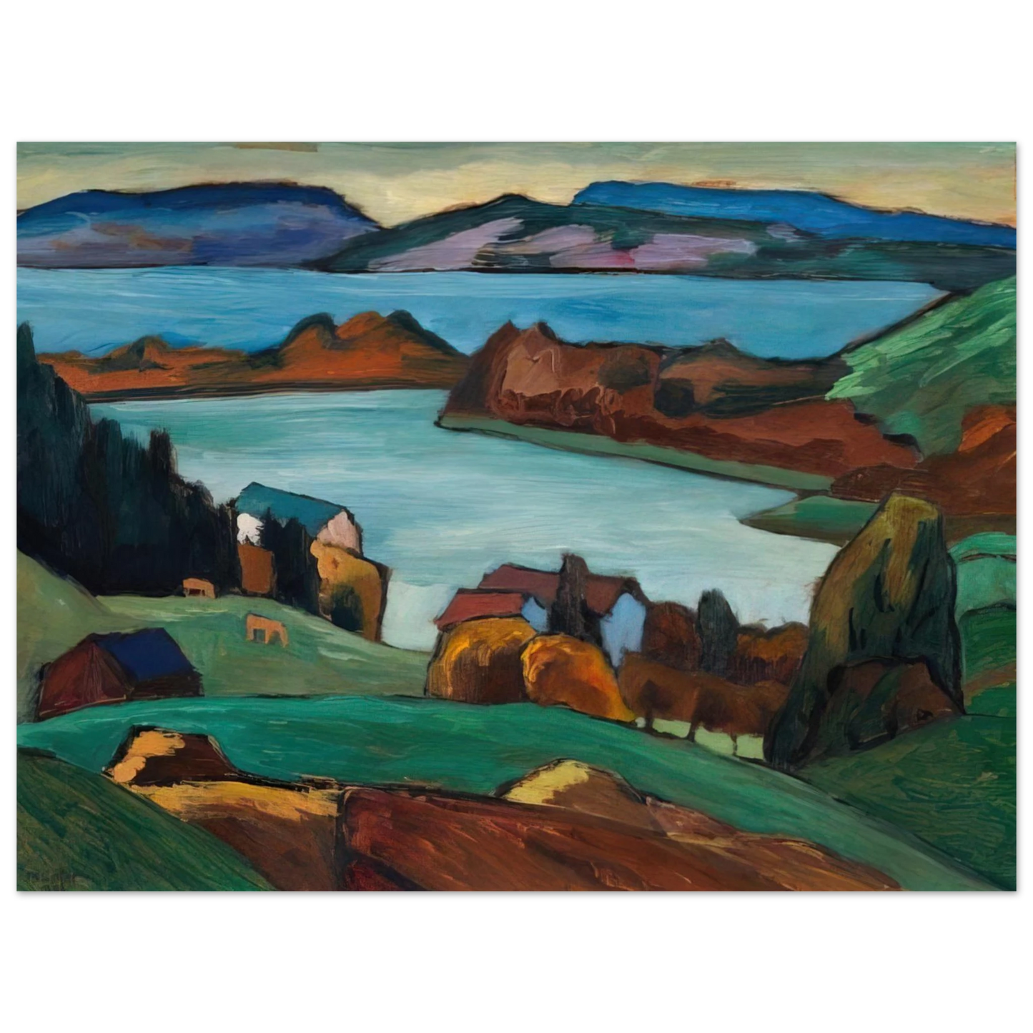 Gabriele Munter - STAFFELSEE 1934 Fine Art Poster - Default Title