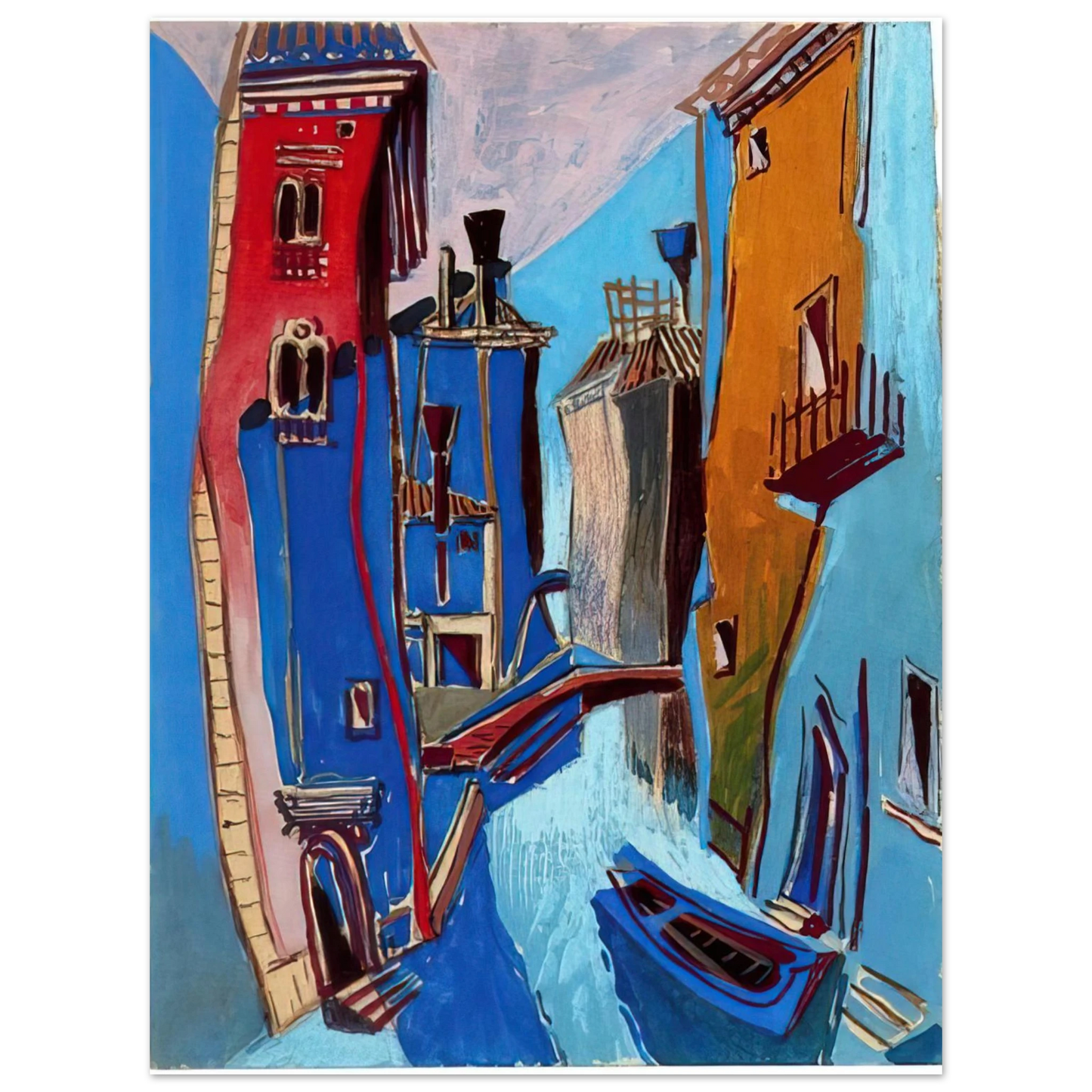 Enrico Prampolini - VENICE 1948 Fine Art Poster - Default Title