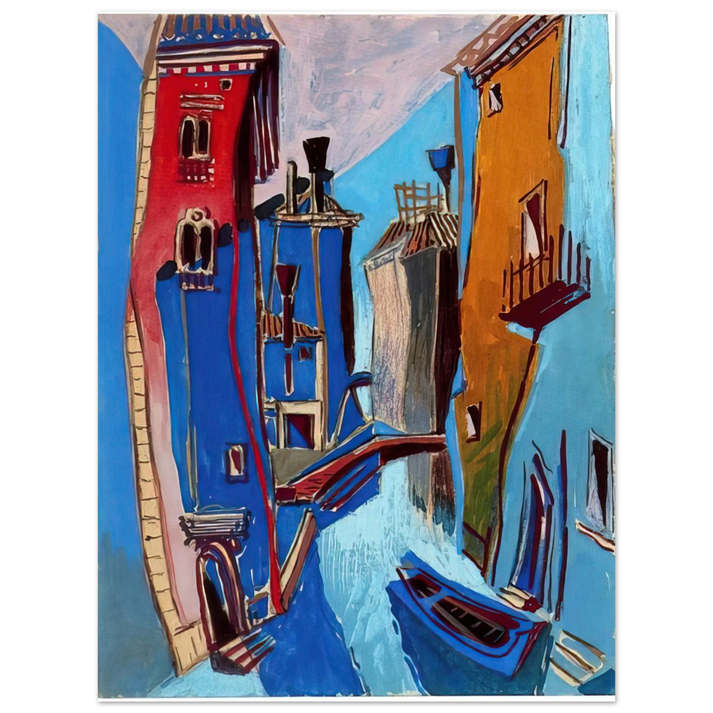 Enrico Prampolini - VENICE 1948 75x100 cm / 30x40inches Fine Art Poster