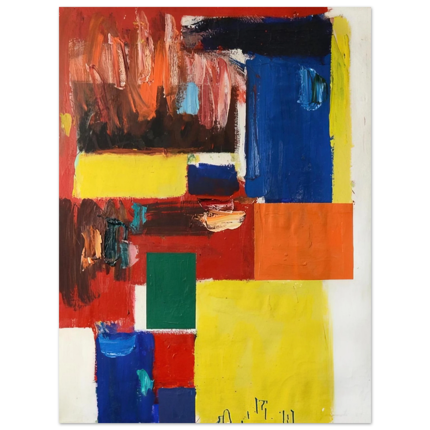Taro Yamamoto - UNTITLED 1964 Fine Art Poster - Default Title
