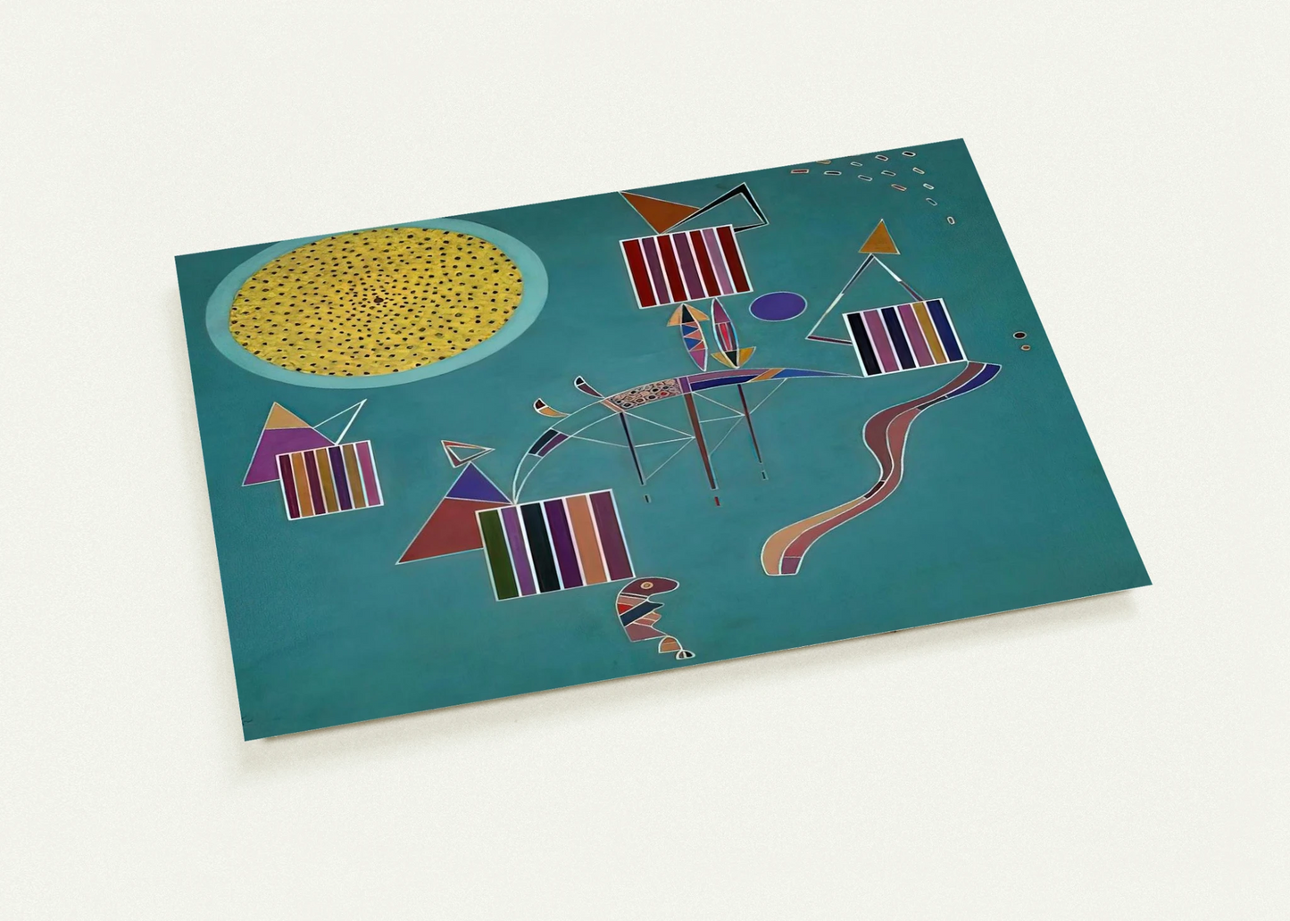 INTIME MESSAGE 1942 By Wassily Kandinsky Pack of 10 Post Cards | Wassily Kandinsky Post Cards | A6 (10.5 x 14.8 cm) - 4.1 x 5.8 inches