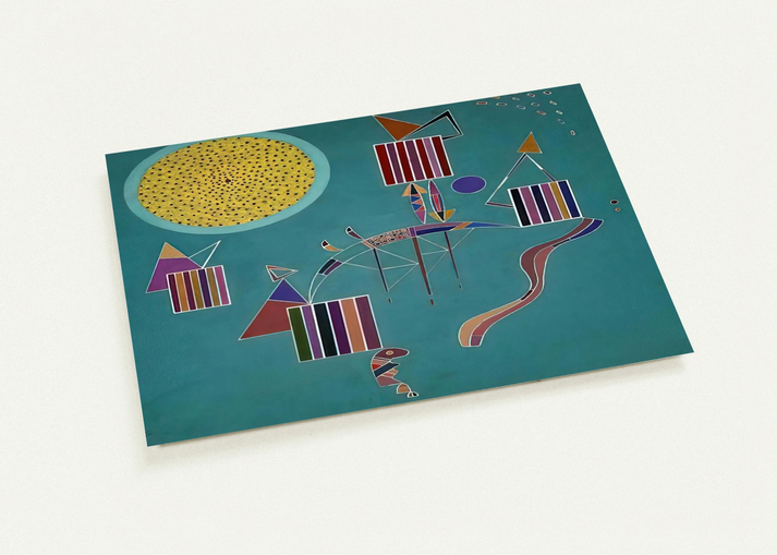 INTIME MESSAGE 1942 By Wassily Kandinsky Pack of 10 Post Cards | Wassily Kandinsky Post Cards | A6 (10.5 x 14.8 cm) - 4.1 x 5.8 inches