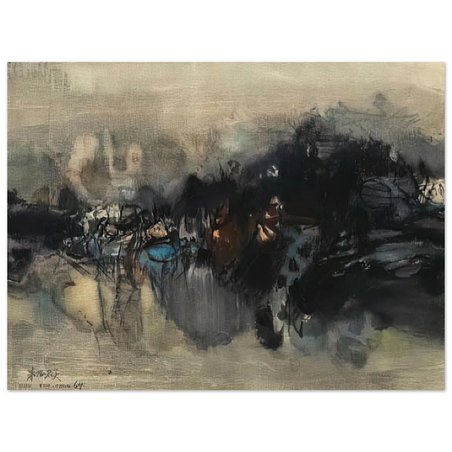 Chu teh Chun - UNTITLED 1964 Fine Art Poster - Default Title