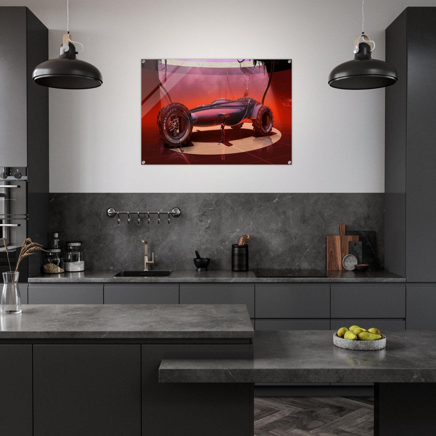 Syd Mead - Syd Mead Acrylic Print - 70x100 cm / 28x40″ inches | Syd Mead Wall Art | Syd Mead Prints