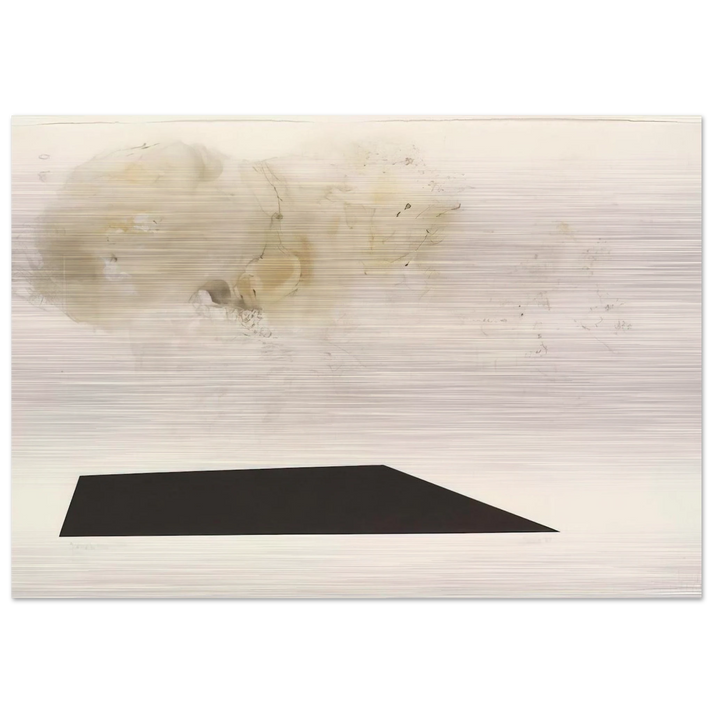 Dramatic Fire - 1989 - John Cage Brushed Aluminum Print - 70x100 cm / 28x40 inches | John Cage Aluminum Print | John Cage Prints