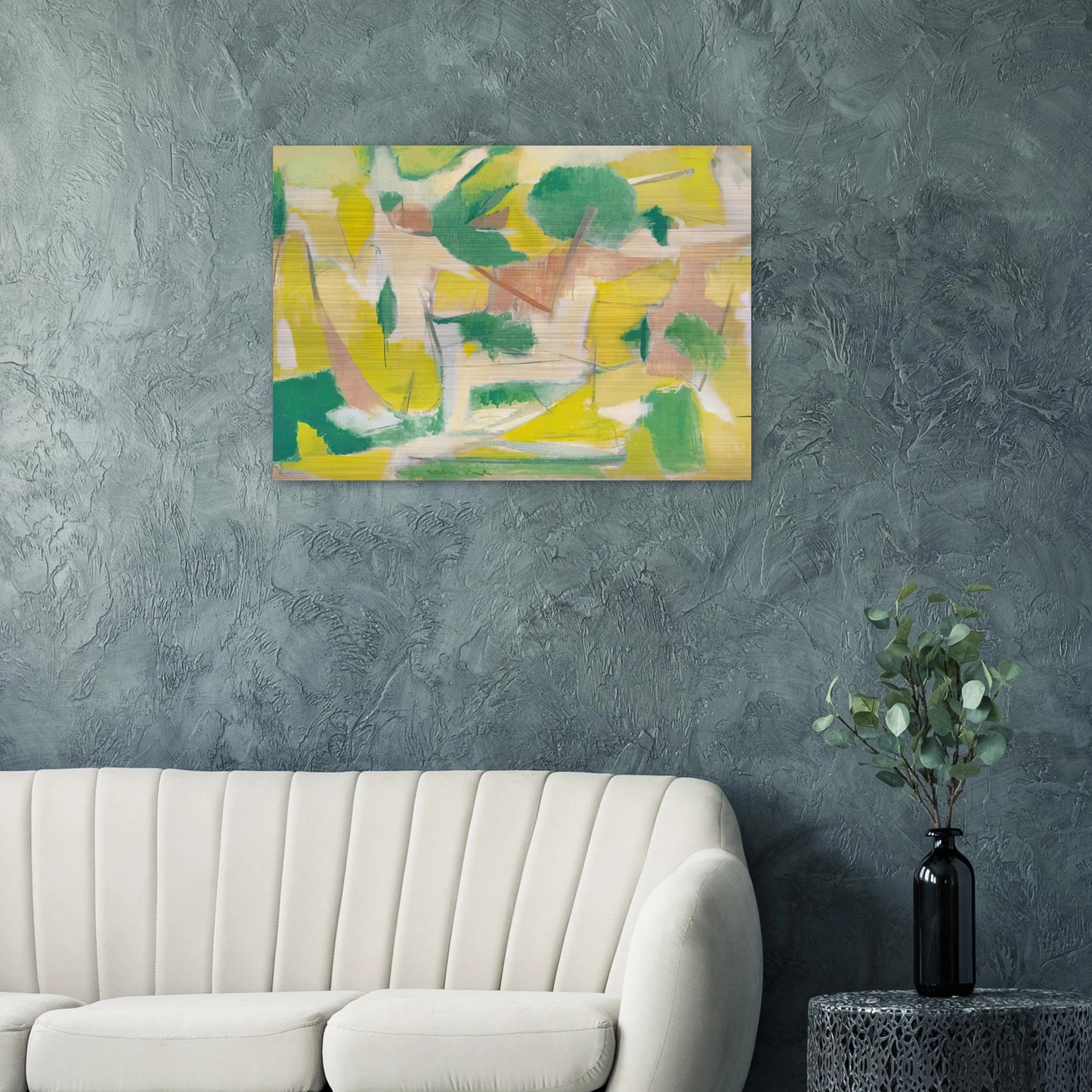 COPLA 1951 - Esteban Vicente Brushed Aluminum Print - 70x100 cm / 28x40 inches | Esteban Vicente Aluminum Print | Esteban Vicente Prints