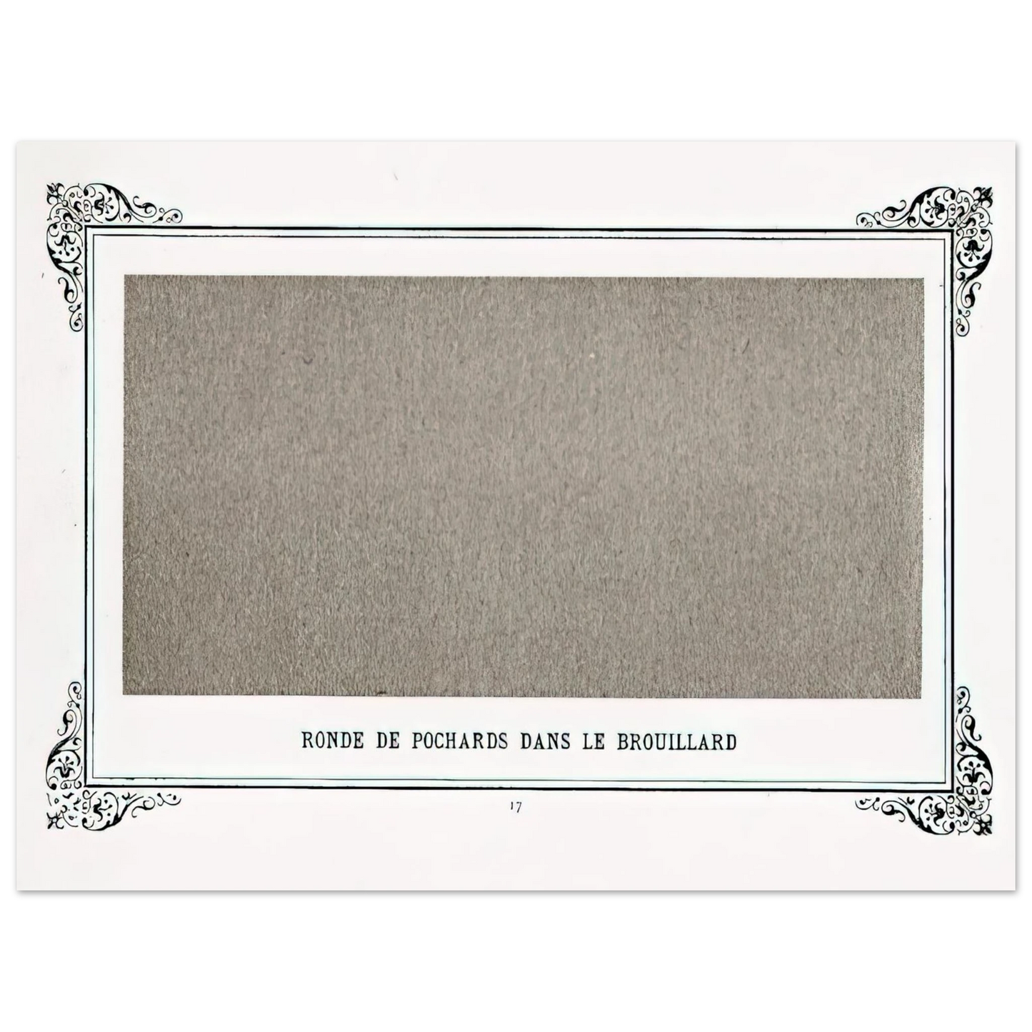 Alphonse Allais - Band of Greyfriars in the Fog Band Of Dusty Drunks In The Fog Fine Art Poster - Default Title