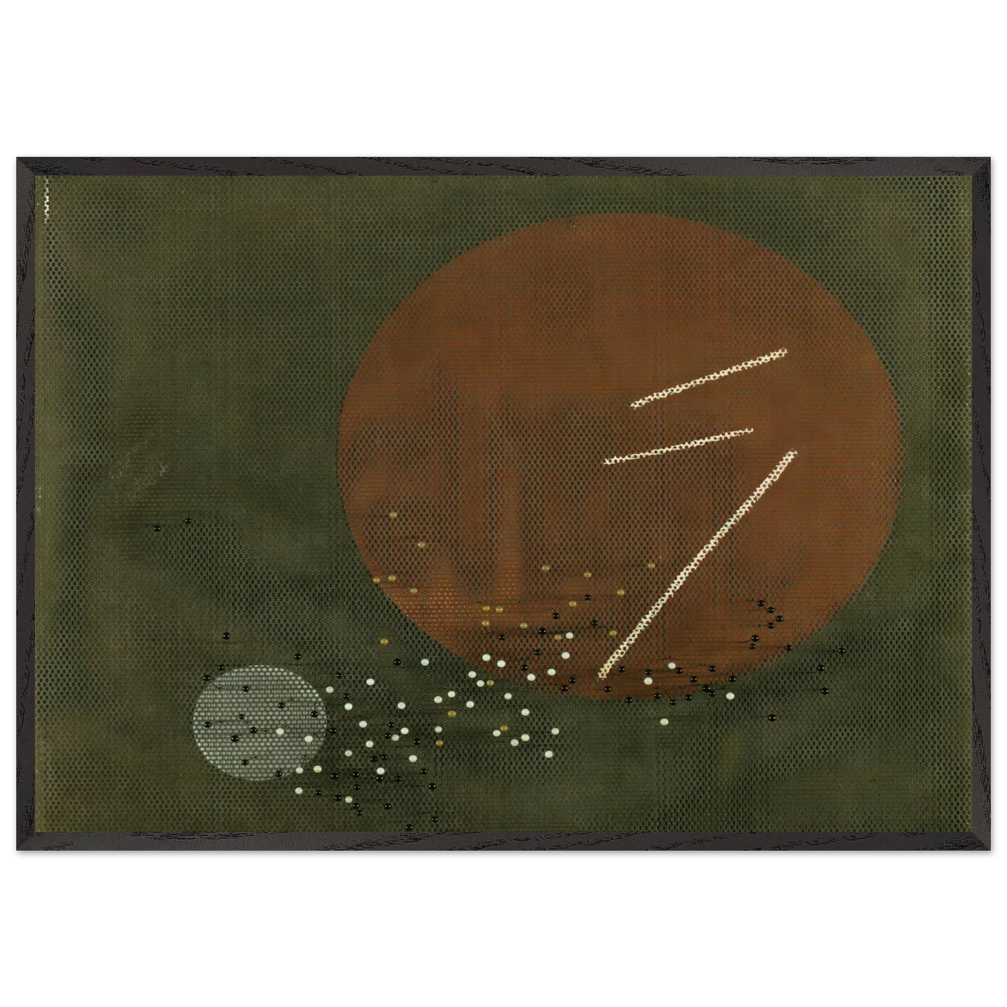 Space Modulator L3 - Laszlo Moholy-Nagy Framed Art Print – Black Wooden Frame - Default Title - -Framed Art Print