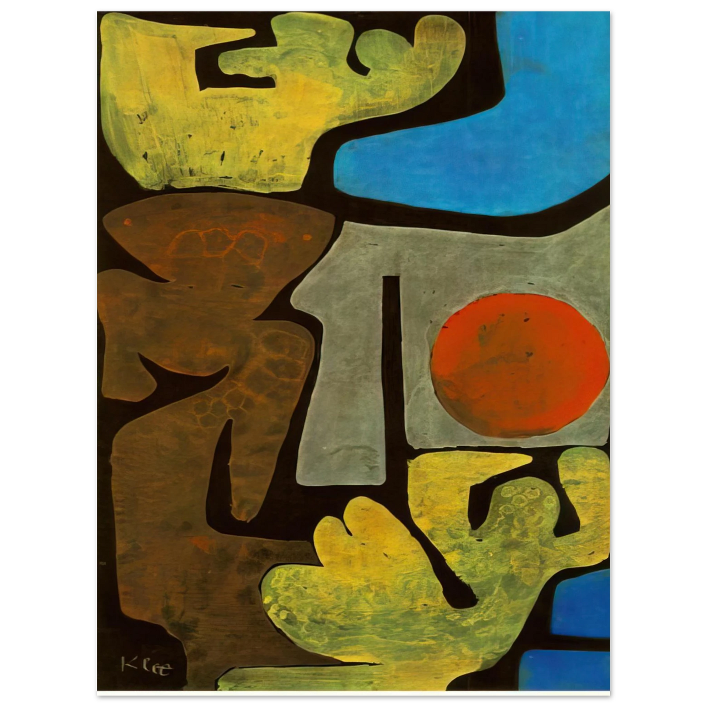 Paul Klee - PARK OF IDOLS 1938 Fine Art Poster - Default Title